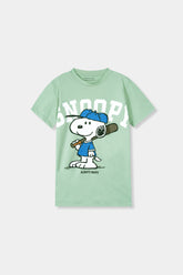 Green Snoopy Tee